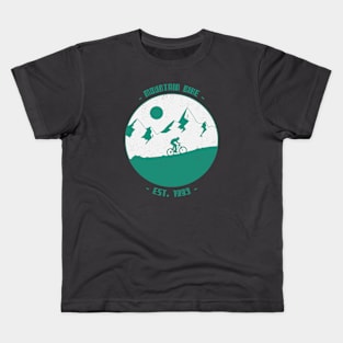 Mountain Biking Kids T-Shirt